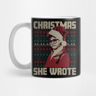 Christmas, She Wrote Mug